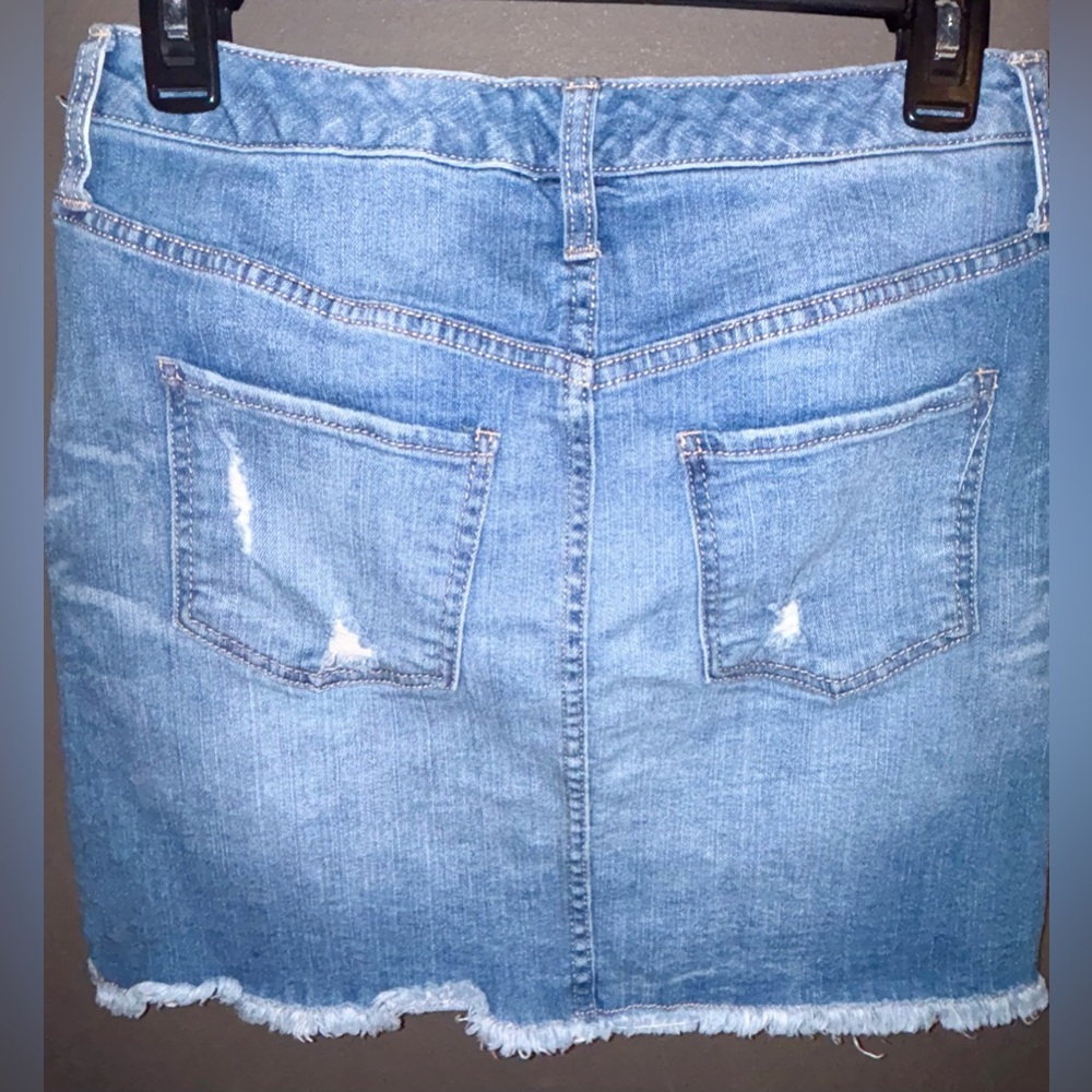 Denim Mini Skirt - Picture 4 of 15